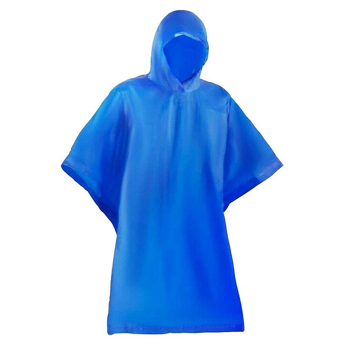 Poncho impermeable Damper (Plástico, Azul, Universal) BAUHAUS