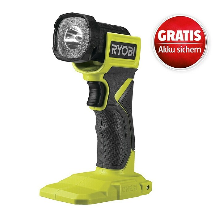 Ryobi ONE+ Akku-Taschenlampe RLF18-0 (18 V, Ohne Akku, Lichtstrom: 280 lm) | BAUHAUS