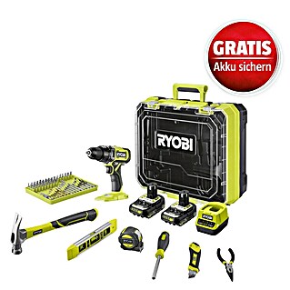 Ryobi ONE+ Akku-Bohrschrauber RDD18-2C20TAH (18 V, 2 Akkus, 2 Ah, 52 Nm)