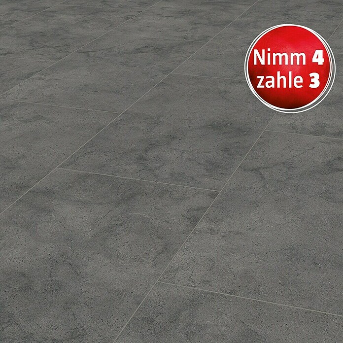 LOGOCLIC Ceramico Laminat Dark Slate - 4 für 3 Aktion (638 x 330 x 8 mm, Fliese) | BAUHAUS