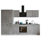 Respekta Küchenzeile Malia Typ 1 (Breite: 300 cm, Beton, Mit Elektrogeräten) | BAUHAUS