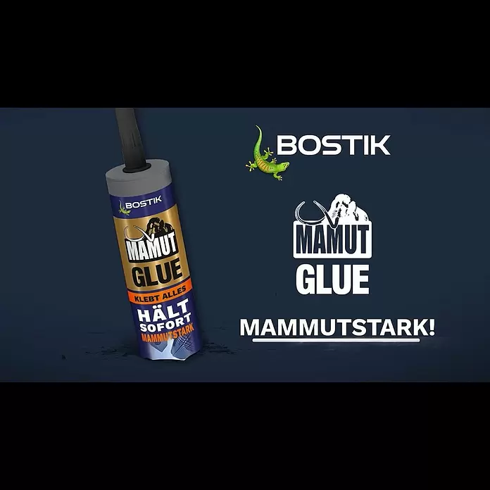 Bostik Montagekleber Mamut Glue - 450 g, Kartusche - Bostik MAMUT GLUE Advertising