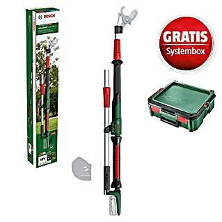 Bosch Power for All 18V Maschinenpaket (Akku-Gartenschere AdvancedPrune 18V-45 mit Verlängerungsstange & gratis Systembox)