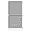 Schellenberg Insect Stop Insektenschutzgitter (B x H: 120 x 100 cm, Weiß, Magnetbefestigung, Einsatzbereich: Fenster)
