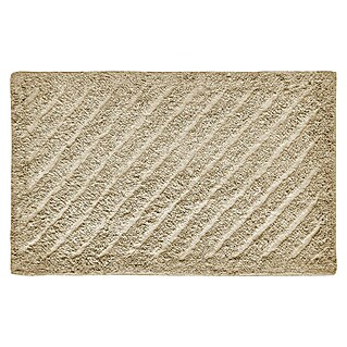 Badteppich Havanna (50 x 80 cm, Beige, Stripe, 80% Baumwolle, 20% Polyester)