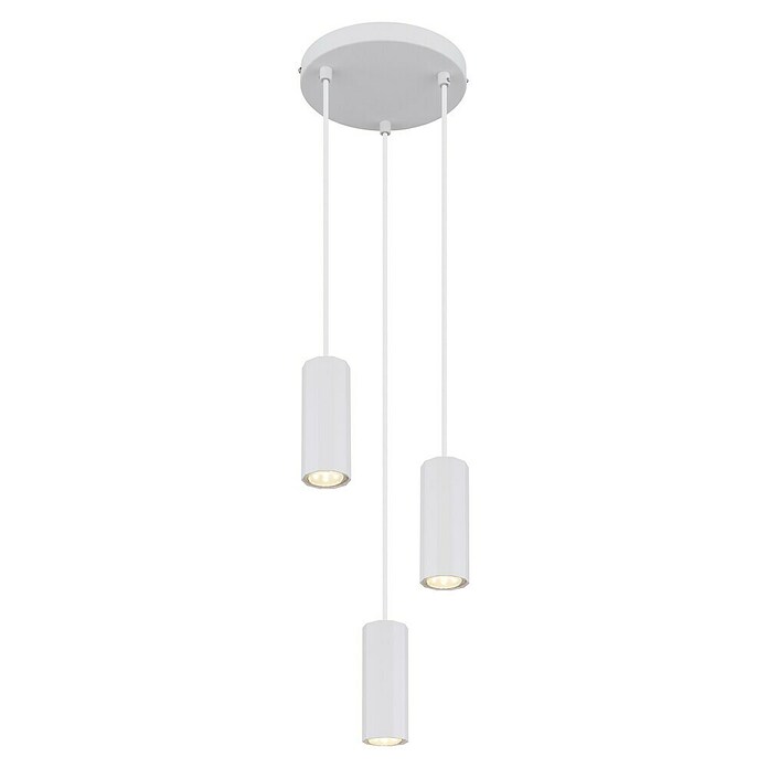 Globo James Lámpara colgante (25 W, Ø x Al: 20 x 120 cm, Blanco) | BAUHAUS