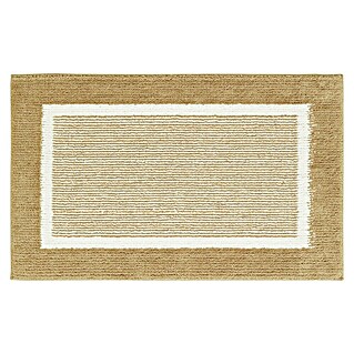 Badteppich Maui (50 x 80 cm, Taupe, 100% Polyester)