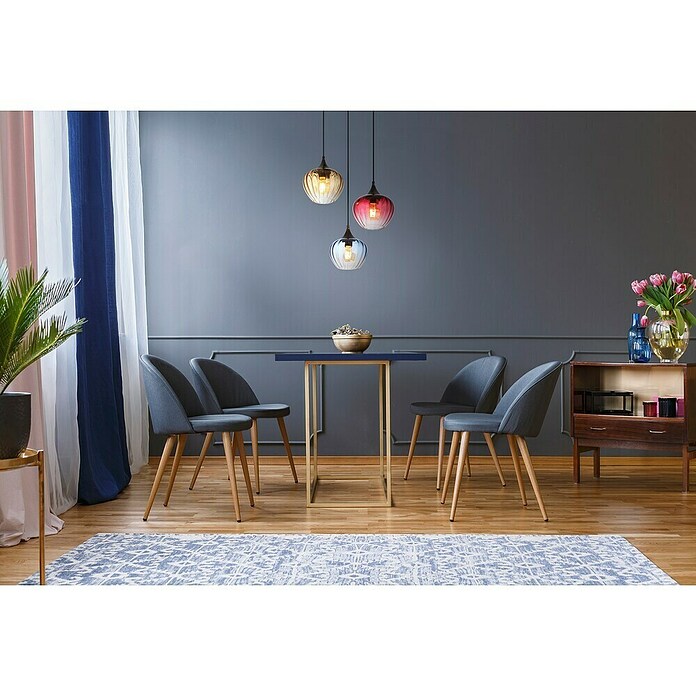 Globo LED viseća svjetiljka Sander  (60 W, Ø x V: 40 x 150 cm, Raznobojno, Crna) | BAUHAUS