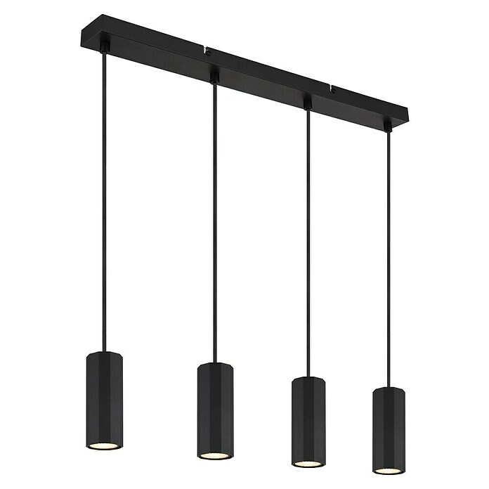 Globo James Lámpara colgante (25 W, L x An x Al: 61 x 6 x 120 cm, Negro) | BAUHAUS
