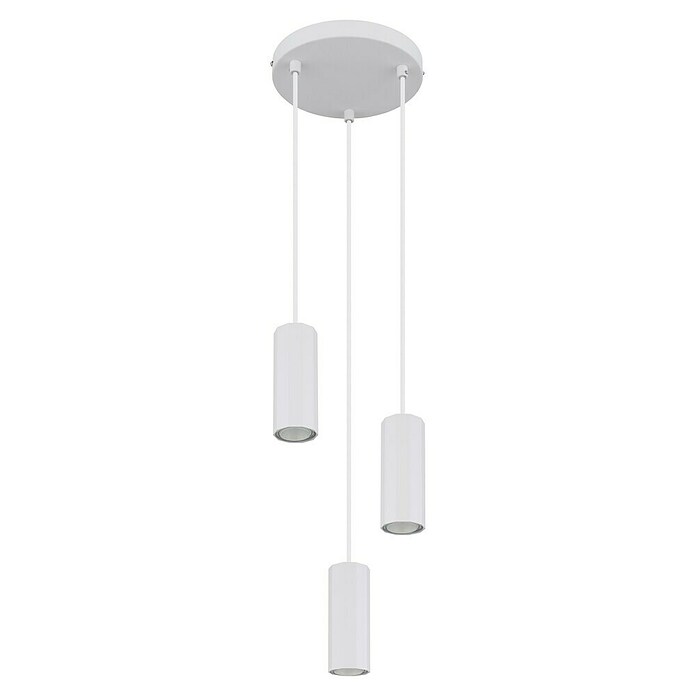 Globo James Lámpara colgante (25 W, Ø x Al: 20 x 120 cm, Blanco) | BAUHAUS