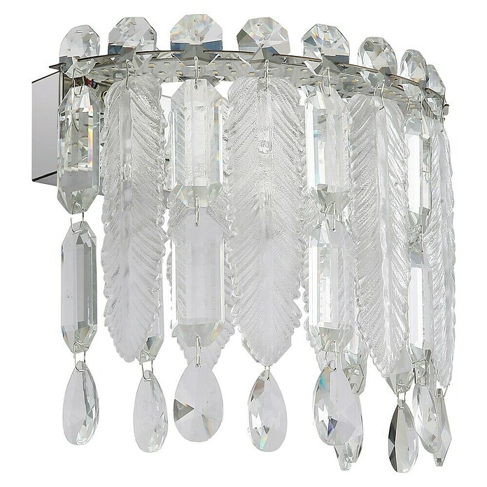 Globo Klunka Zidna LED svjetiljka  (12 W, D x Š x V: 10 x 28 x 24,5 cm, Srebrna, Topla bijela) | BAUHAUS