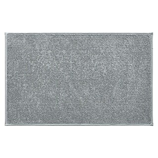 Badteppich Malibu (60 x 100 cm, Grau, 100% Polyester)