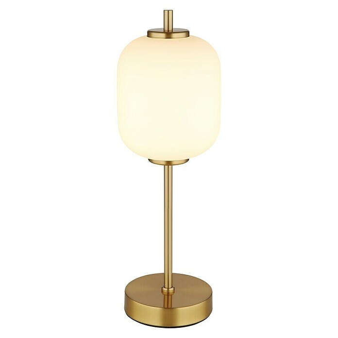 Globo Ewald Okrugla stolna LED svjetiljka  (Ø x V: 15 x 40 cm, Zlatna) | BAUHAUS