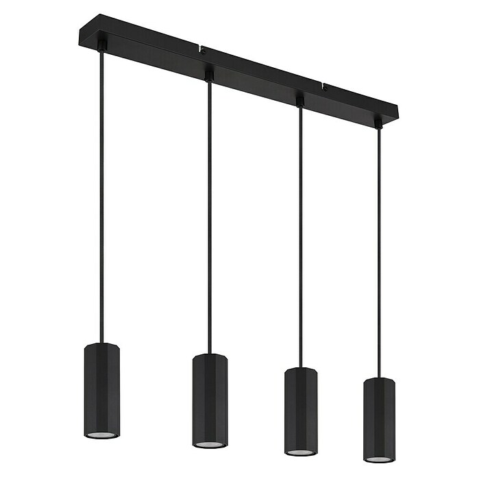 Globo James Lámpara colgante (25 W, L x An x Al: 61 x 6 x 120 cm, Negro) | BAUHAUS