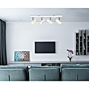 Globo James Regleta (25 W, L x An x Al: 53 x 6 x 14,5 cm, Blanco, GU10, Número de bombillas: 4 ud.) | BAUHAUS