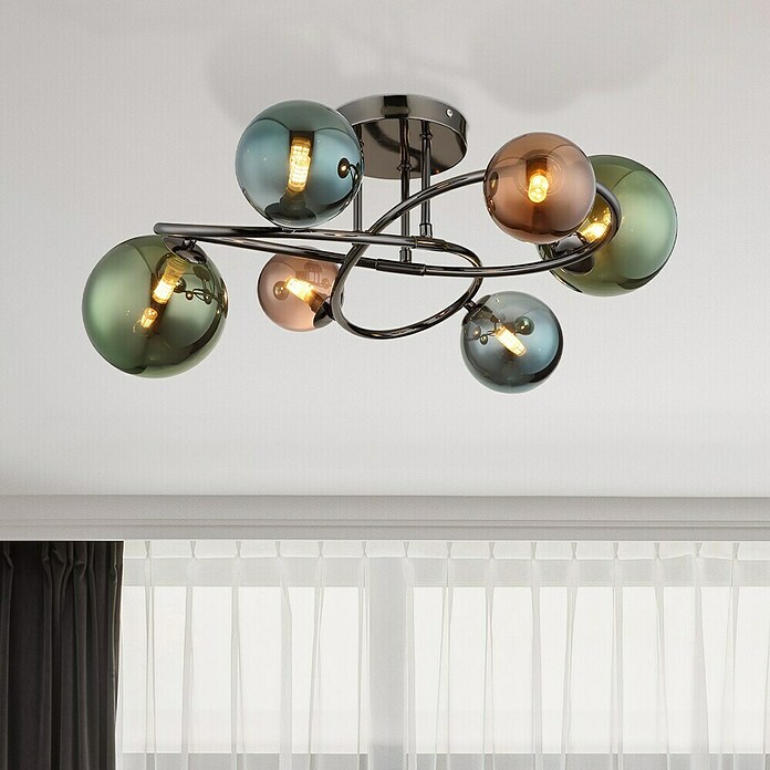 Globo Riha LED stropna svjetiljka  (3,5 W, Siva, Raznobojno, Topla bijela) | BAUHAUS