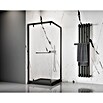 Camargue Eckdusche Verona (L x B x H: 90 x 90 x 195 cm, Schwarz) | BAUHAUS