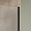 Camargue Duschwand Milano (B x H: 120 x 200 cm, Schwarz) | BAUHAUS