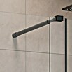 Camargue Duschwand Milano (B x H: 120 x 200 cm, Schwarz) | BAUHAUS