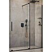 Camargue Duschwand Milano (B x H: 120 x 200 cm, Schwarz) | BAUHAUS