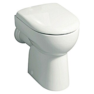 Geberit Renova Stand-WC (Mit Spülrand, Ohne Spezialglasur, Spülform: Flach, WC Abgang: Waagerecht, Weiß)