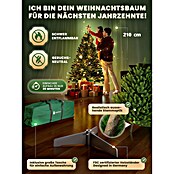 ArtiTree Künstlicher Weihnachtsbaum Nordfichte LED (Höhe: 210 cm, Grün, LED-Beleuchtung) | BAUHAUS