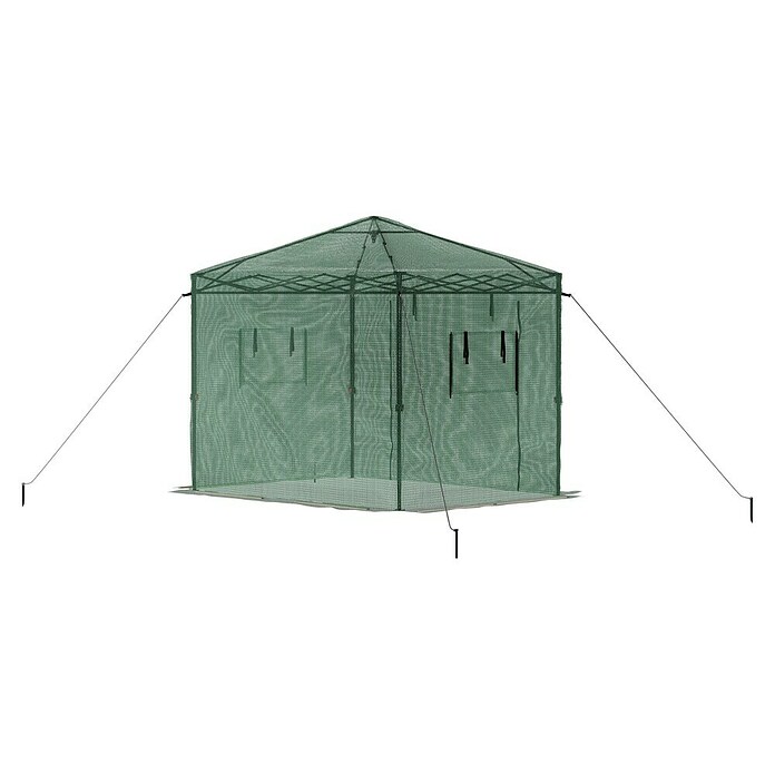 Gardol Rastlinjak s folijo Pop-Up  (240 x 180 x 245 cm, Kovina, Plastika) | 7438 - Gewächshäuser | IAGD - Gartenhäuser | IAG - Außenbereichsausstattung | IA - Gartenhartware | I - Stadtgarten | BAUHAUS