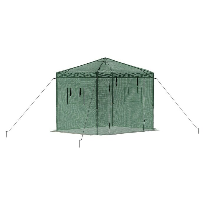 Gardol Rastlinjak s folijo Pop-Up  (240 x 180 x 245 cm, Kovina, Plastika) | 7438 - Gewächshäuser | IAGD - Gartenhäuser | IAG - Außenbereichsausstattung | IA - Gartenhartware | I - Stadtgarten | BAUHAUS