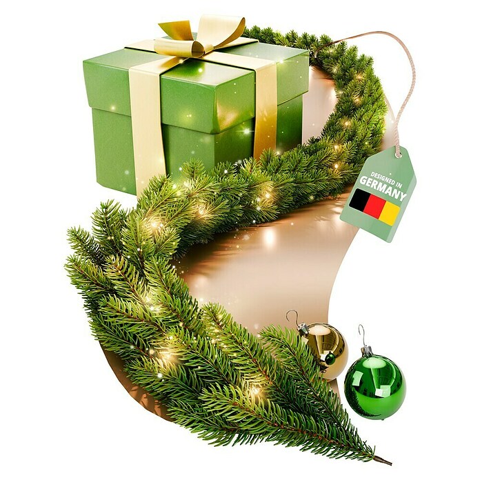 ArtiTree Girlande (Grün, Kunststoff, Mit LED-Beleuchtung, 500 cm) | BAUHAUS
