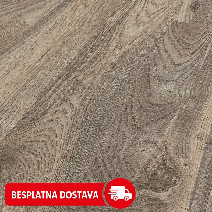 LOGOCLIC Silentos Laminat Pinija Verola (1.285 x 192 x 9 mm, Rustikalni pod)