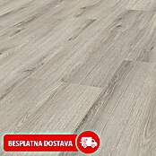LOGOCLIC Aquaprotect Laminat Hrast Marea  (Siva, Rustikalni pod, 1.288 x 195 x 8 mm) | BAUHAUS