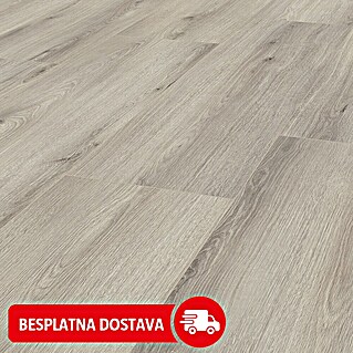 LOGOCLIC Aquaprotect Laminat Hrast Marea (Siva, Rustikalni pod, 1.288 x 195 x 8 mm)