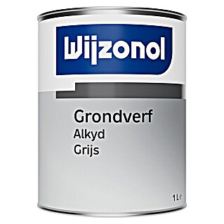Wijzonol Grondverf Terpentineverdunbaar - Grijs (Grijs, 1 l)