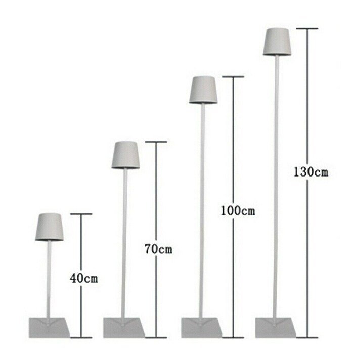 LED-Tischleuchte (Höhenverstellbar, Durchmesser: 18 cm, Schwarz, 3,5 W) | BAUHAUS