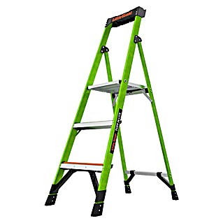 Litte Giant Stufenstehleiter MIGHTYLITE 3 Stufen (Arbeitshöhe: 284 cm, 3 Stufen, Verbundwerkstoff)