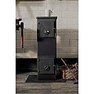 Werkstattofen Thalia (5,3 kW, Raumheizvermögen: 160 m³, Schwarz)