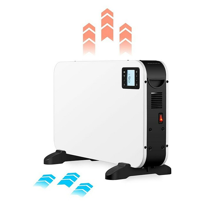Ksix Convector inteligente Magma (2.000 W, 26 x 38,8 x 60 cm, Color: Blanco) | BAUHAUS