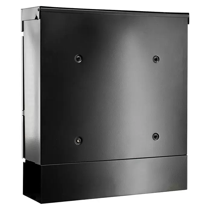 Burg-Wächter Wandbriefkasten 6848 B+S SeattleL x B x H: 11 x 36,4 x 40,5 cm, Silber, Edelstahl, Zeitungsfach