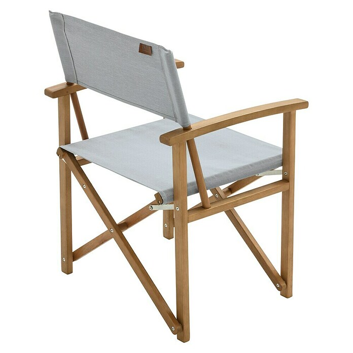 Sunfun Balkonmöbel-Set Diana (3 -tlg., Akazie/Textilen, Naturbraun/Hellgrau) | BAUHAUS