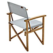 Sunfun Balkonmöbel-Set Diana (3 -tlg., Akazie/Textilen, Naturbraun/Hellgrau) | BAUHAUS