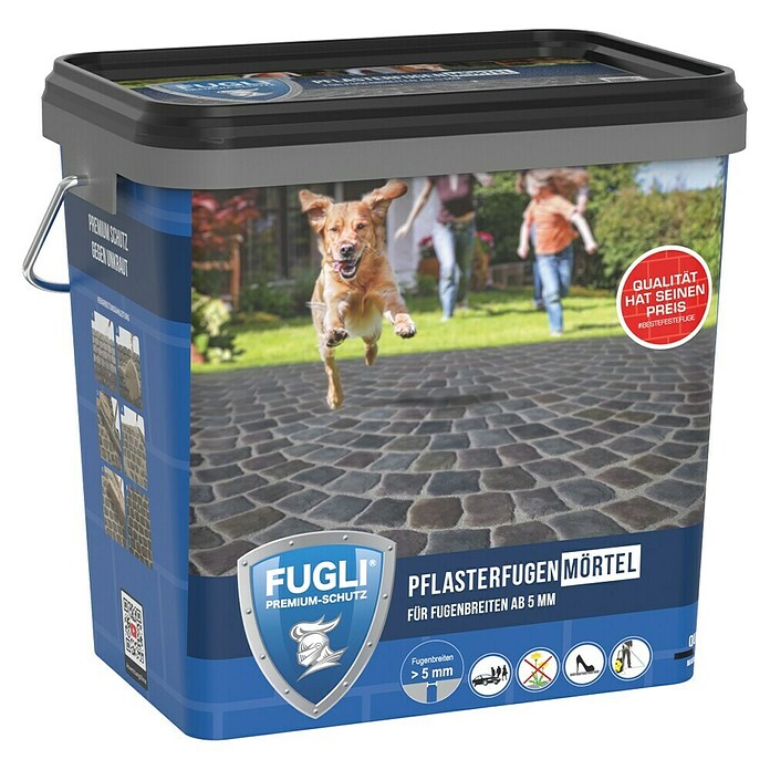 Fugli Pflasterfugenmörtel (Basalt, 12,5 kg, Unkrauthemmend)