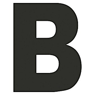 Etiqueta adhesiva (B, Negro/blanco, Altura: 100 mm)
