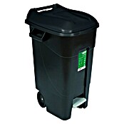 Tayg Cubo de basura empotrado exterior con pedal (120 l, Polipropileno, Negro) | BAUHAUS