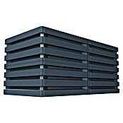 Garantia Hochbeet Skyline L (161 x 80 x 75 cm, Kunststoff, Graphite Grey) | BAUHAUS