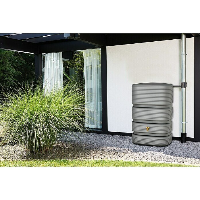 4rain Regenspeicher Quadro (500 l, Betongrau) | BAUHAUS