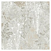 Papel pintado Vegetal Hojas (Gris/Plateado, 10 x 0,53 m) | BAUHAUS