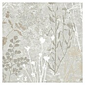 Papel pintado Vegetal Hojas (Gris/Plateado, 10 x 0,53 m) | BAUHAUS