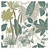 Papel pintado Hojas (Verde, 10 x 0,53 m) | BAUHAUS
