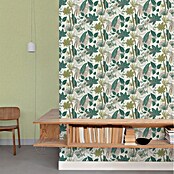 Papel pintado Hojas (Verde, 10 x 0,53 m) | BAUHAUS