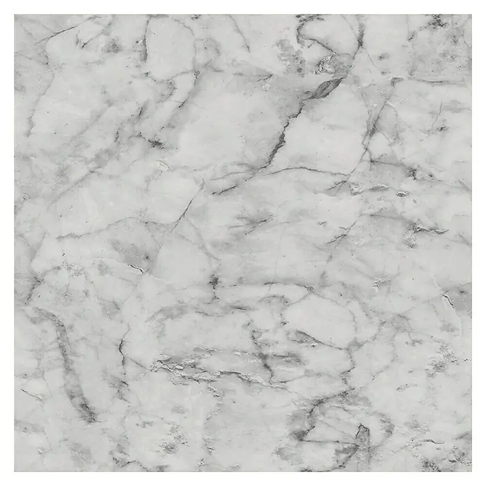 Papel pintado Mármol - Blanco/Negro, 10 x 0,53 m - Elegante losa de mármol con delicadas vetas grises y un aspecto sofisticado. Ideal para superficies interiores elegantes.